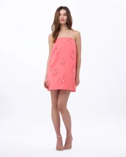 Stephanie Dress in Guava