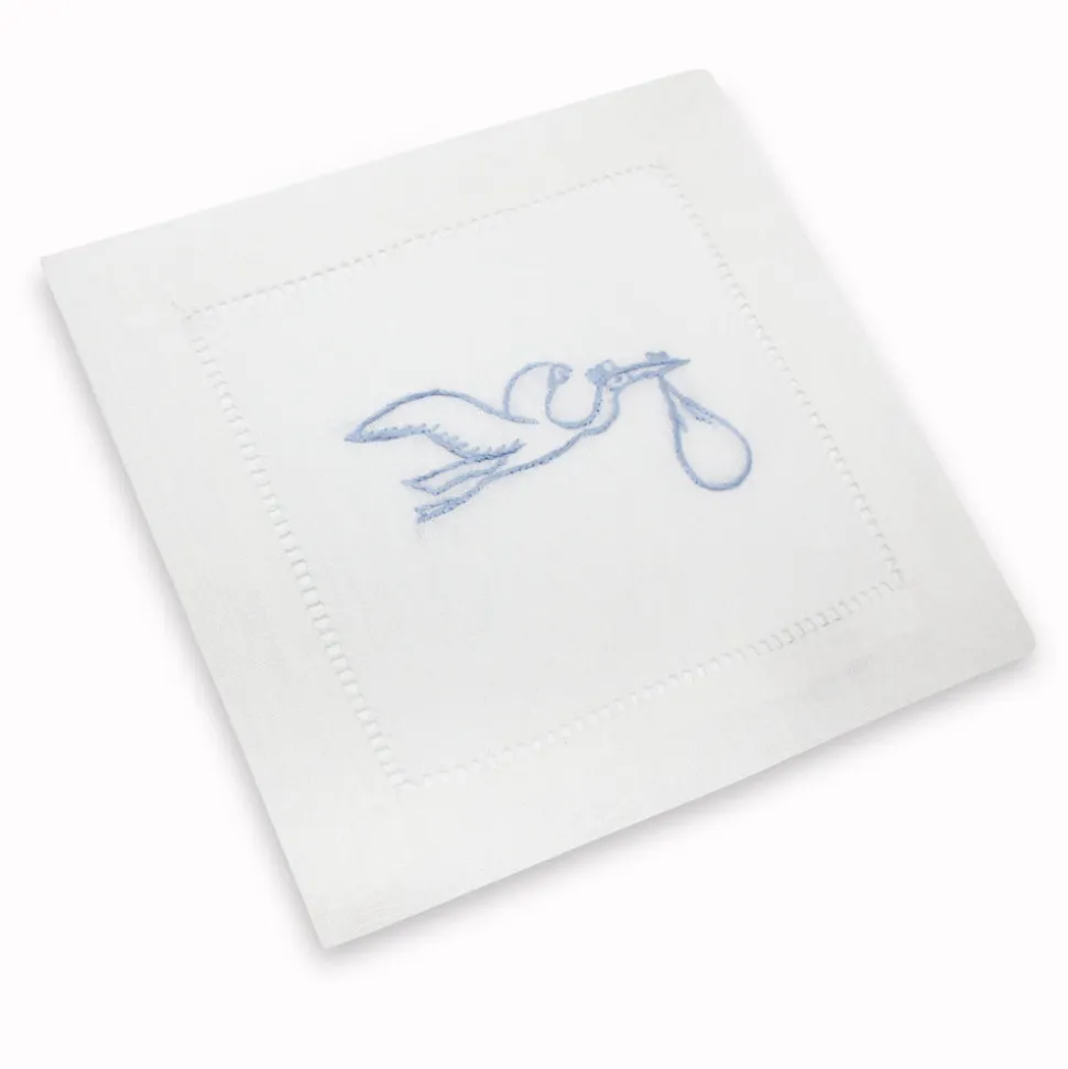 Stork Cocktail Napkins, Set of 4