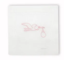 Stork Cocktail Napkins, Set of 4