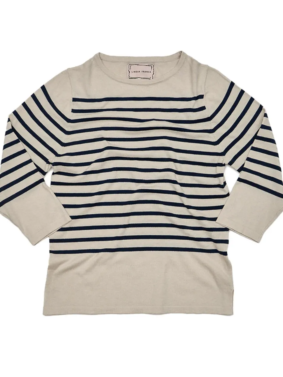 Striped Boatneck in Canvas