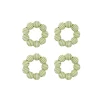 Striped Napkin Rings in Sage, Set of 4