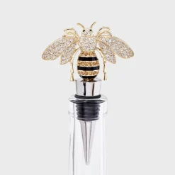 Stripey Bee Wine Stopper