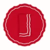 Stucco Red Linen Napkin and Placemat, Set of 2