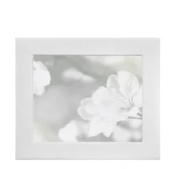 Studio Frame in White Pebble Grain Leather