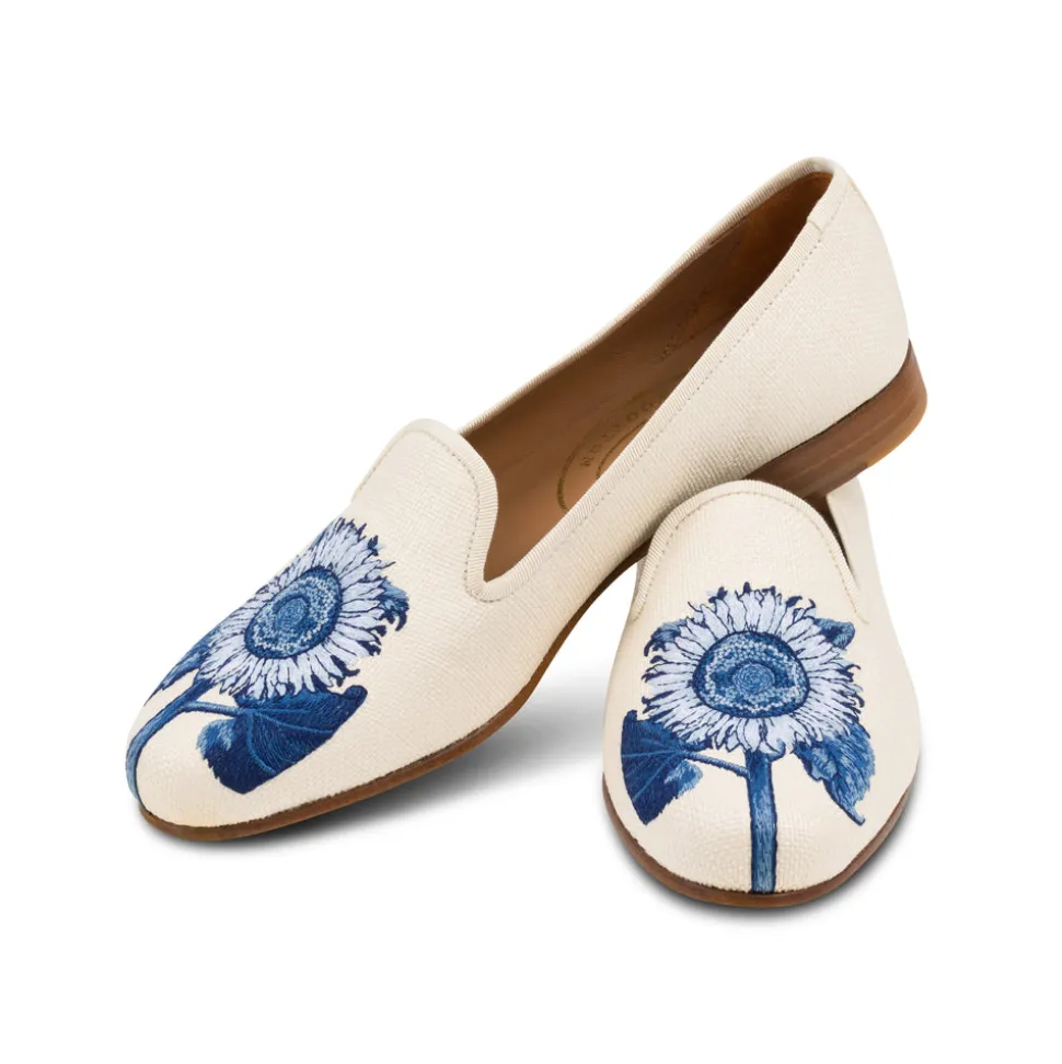 Sunflower Ivory Panama Slipper