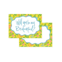Sunny Chintz Bridesmaid Proposal Card Set