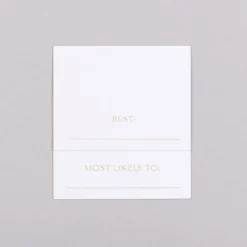 Superlatives Place Cards, Set of 24