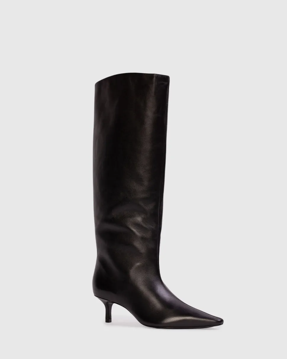 Sutton 50 in Black leather