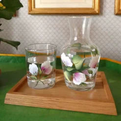 Sweet Pea Carafe And Tumbler