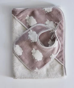 Sweet Sheep Jacquard Bath Set