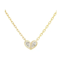 Sweetheart Necklace in Diamond