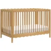 Swell 4-in-1 Convertible Crib with Toddler Bed Conversion Kit in Honey