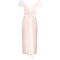 Sylvie Dress in Ballet Pink Silk Wool