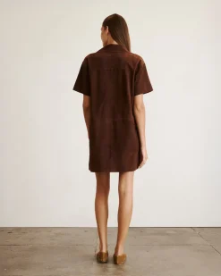 Tabby Dress in Chocolate
