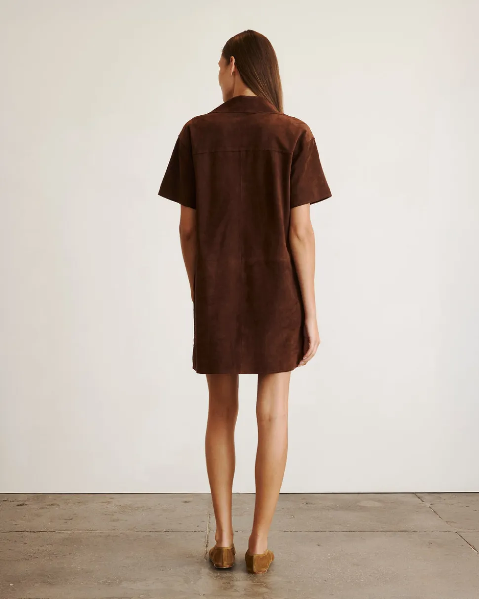 Tabby Dress in Chocolate