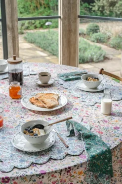 Tablecloth Made With Liberty Fabric in Linen Garden