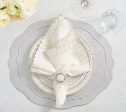 Tailored Placemats in Silver, Set of 4