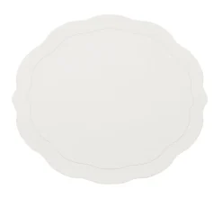 Tailored Placemats in White, Set of 4