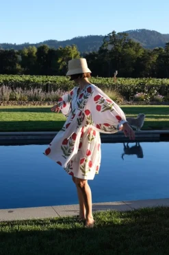 Taj Mini Dress Red Flower