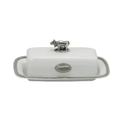 Talbot Manor Butter Dish with Cow
