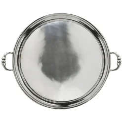 Talbot Manor Caroline Serving Tray with Handles Round