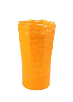Tall Hand Blown Tumbler in Corn, Set of 6