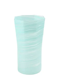 Tall Hand Blown Tumbler in Celadon, Set of 6
