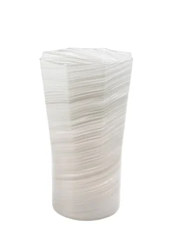 Tall Hand Blown Tumbler in Grey, Set of 6