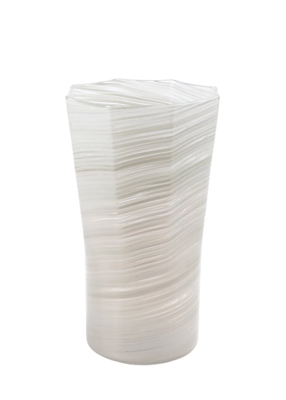 Tall Hand Blown Tumbler in Grey, Set of 6