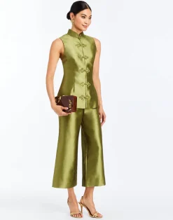 Tamara Top in Olive Green