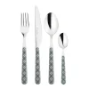 Tartan Cutlery in Blue, Set of 4
