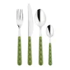Tartan Cutlery in Green, Set of 4