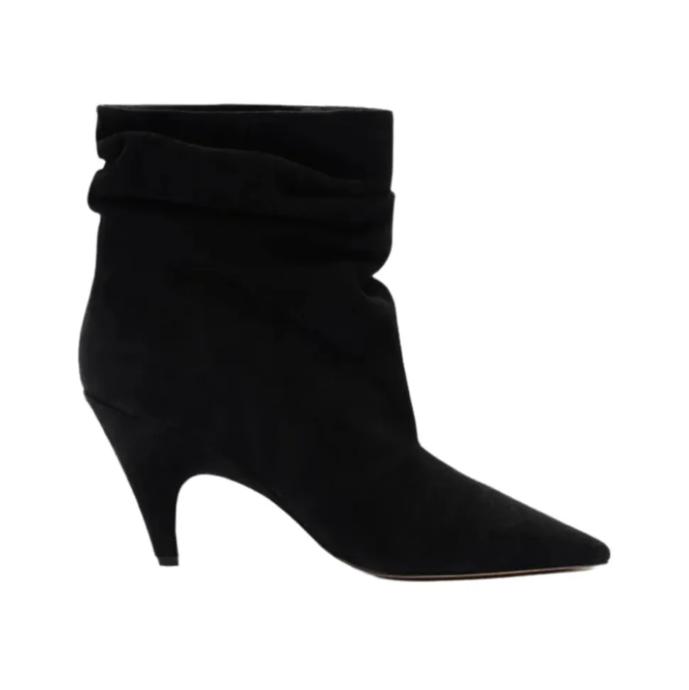 Tati Slouch Mini Scamosciato in Black