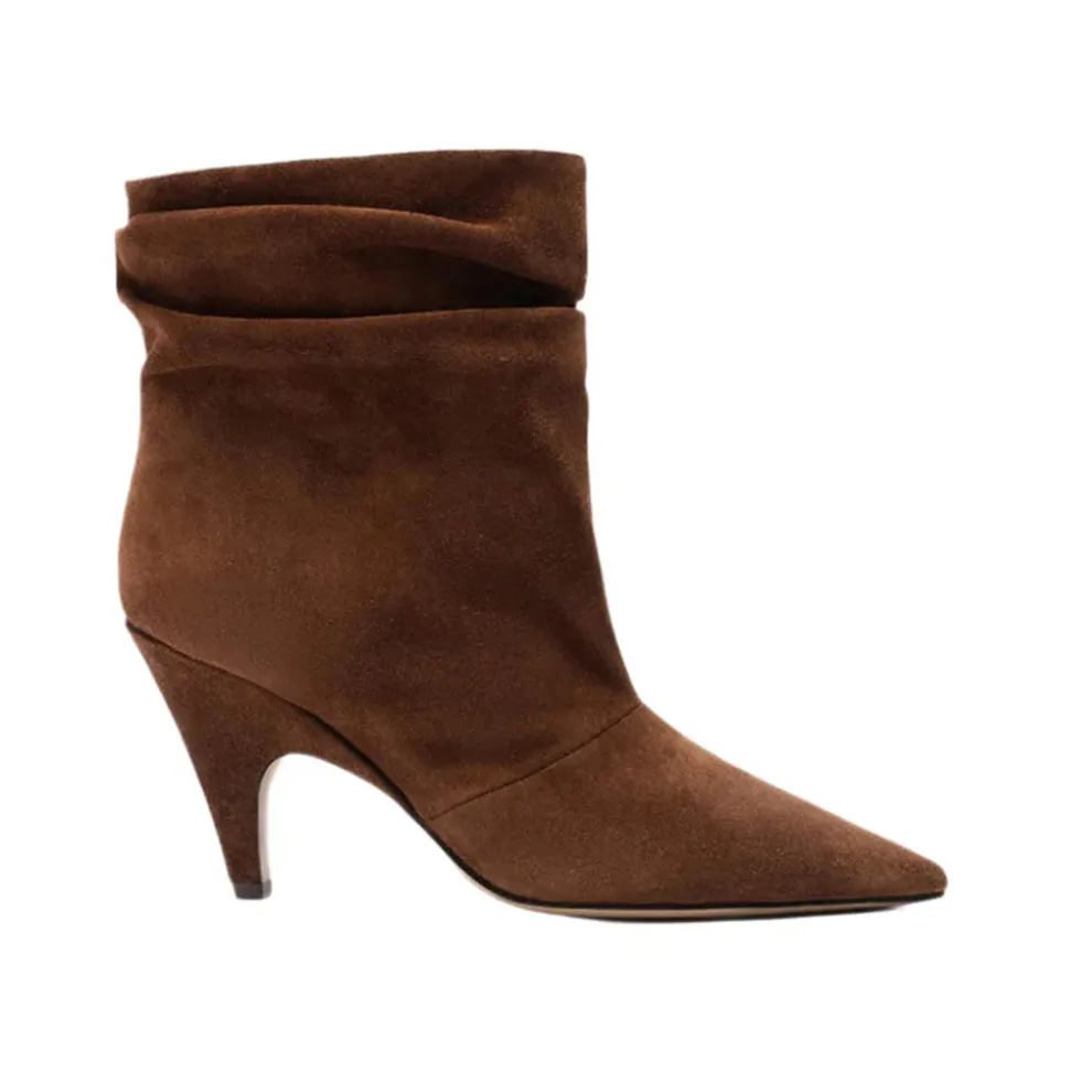 Tati Slouch Mini Scamosciato in Brown