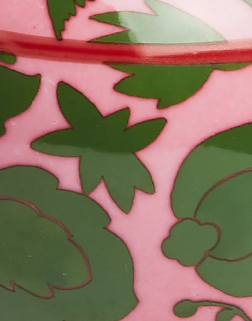 Tea Jar in Wildbird Pink & Green