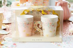 Tea Party Cups & Saucers Set