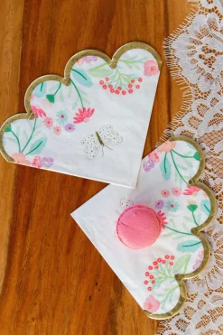 Tea Party Scalloped Napkins