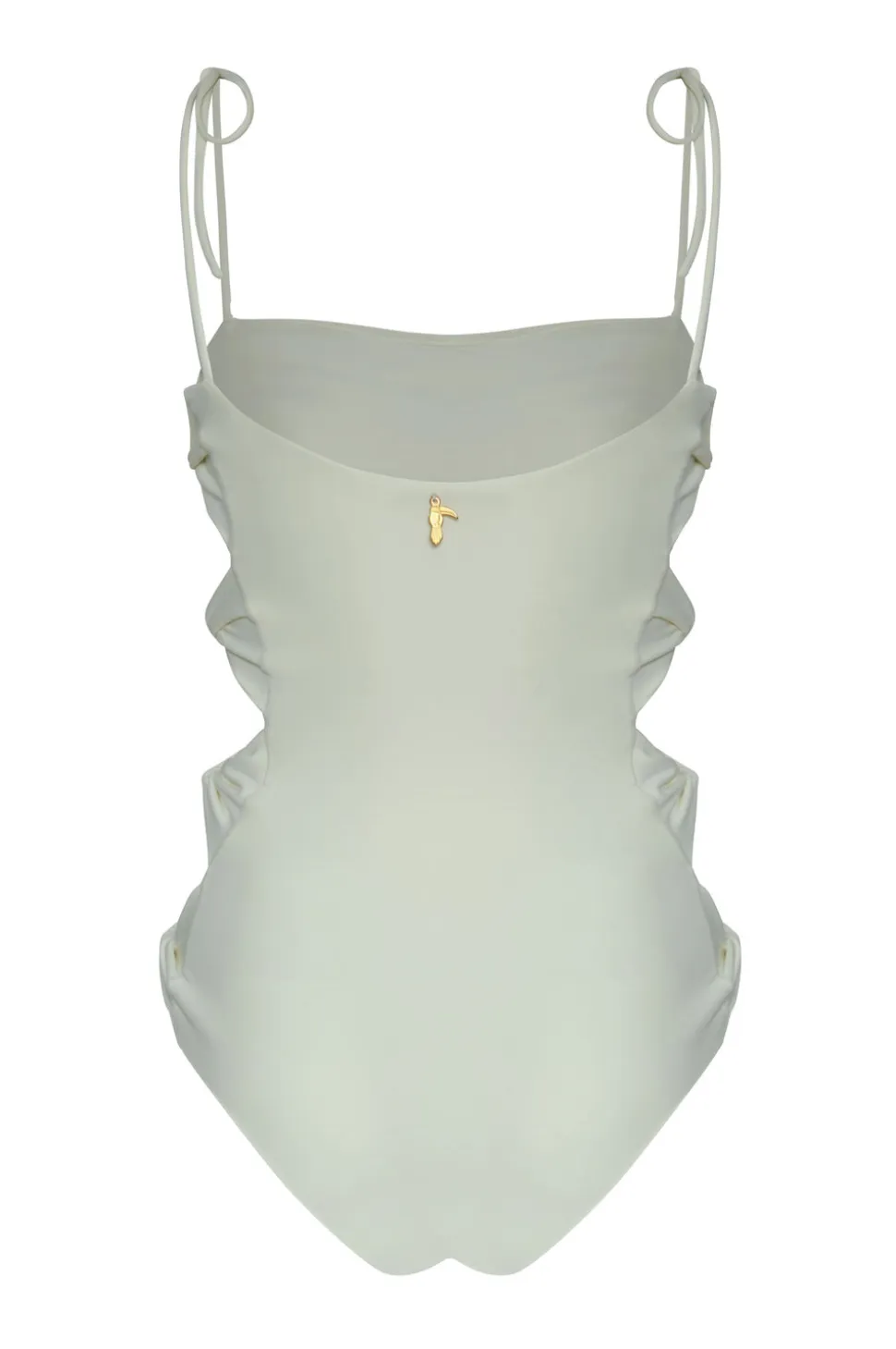 Tejada Pleated One Piece in Ivory