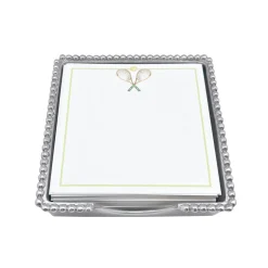 Tennis Beaded Note Pad Set