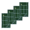 Tennis Court Cocktail Napkins, Set of 4