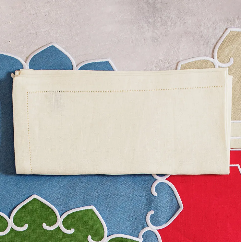 Tessuti Ivory Napkins, Set of 4