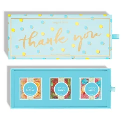 Thank You 3 Piece Preset Candy Bento Box