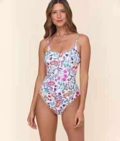 The Amalfi One Piece in Botanical Floral