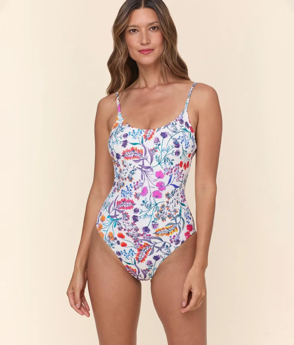 The Amalfi One Piece in Botanical Floral