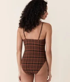 The Amalfi One Piece in Sierra Plaid