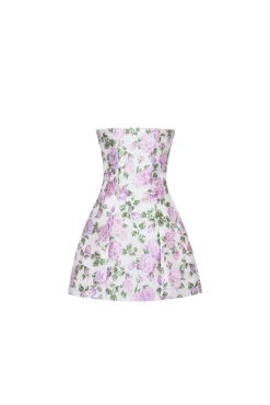 The Ashley Dress in Pink & Green