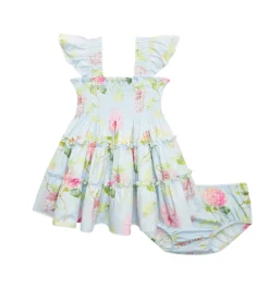 The Baby Ellie Nap Dress in Hydrangea Chintz