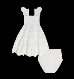 The Baby Lace Ellie Nap Dress in White Lace