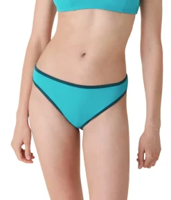 The Bells Bikini Bottom in Cyan