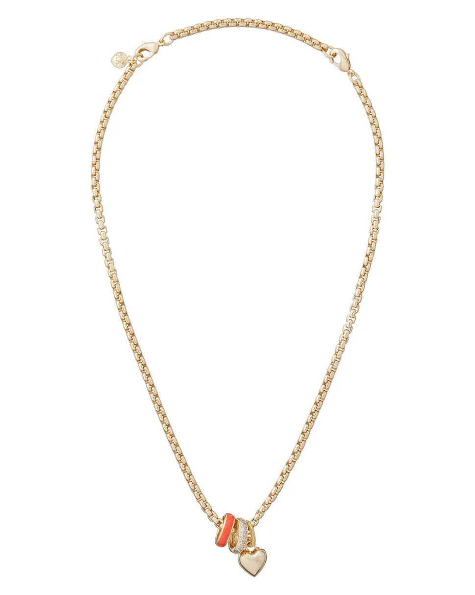 The Box Chain Charm Necklace